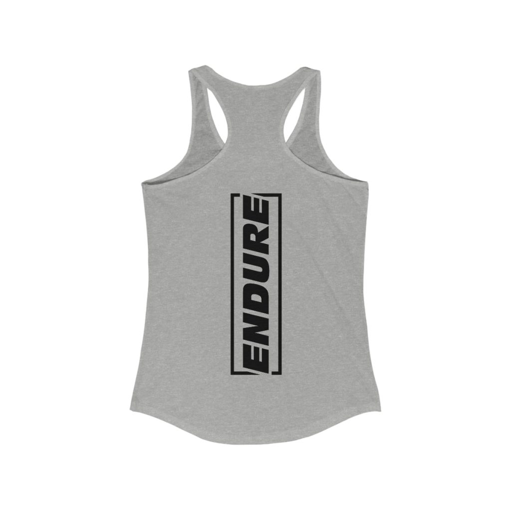 Women’s Vertical Logo, Racerback Tank – Endure Jiu-Jitsu Academy