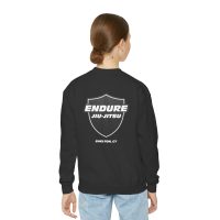Carbon Fiber Logo, Youth Crewneck Sweatshirt